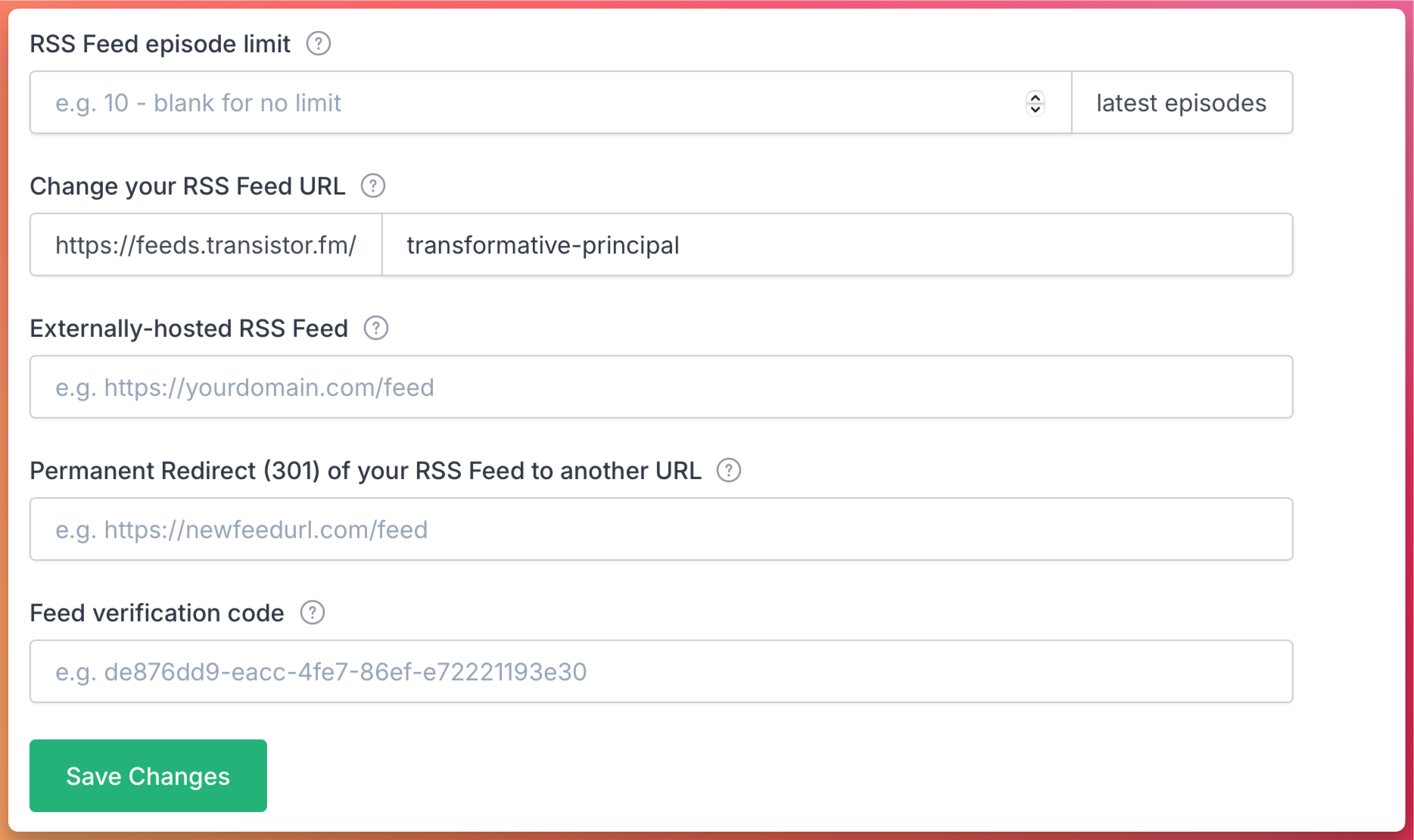 Transistor Feed Limit is easy to know what to do